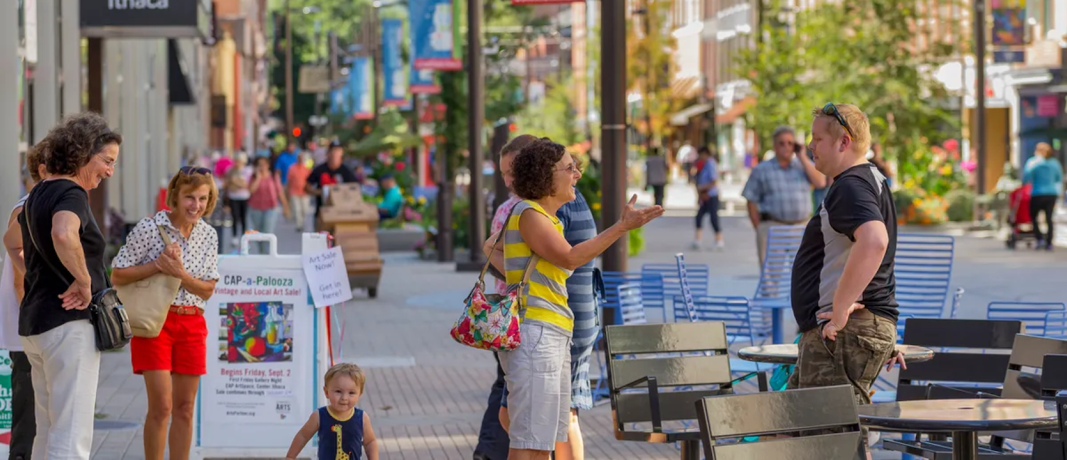 A family of different ages enjoying the festival together!